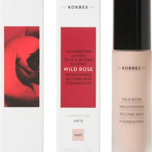 Korres Wild Rose Brightening Second-Skin Foundation SPF15 WRF1 30ml