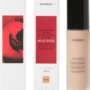 Korres Wild Rose Brightening Second-Skin Foundation SPF15 WRF2 30ml