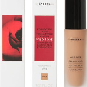 Korres Wild Rose Brightening Second-Skin Foundation SPF15 WRF4 30ml