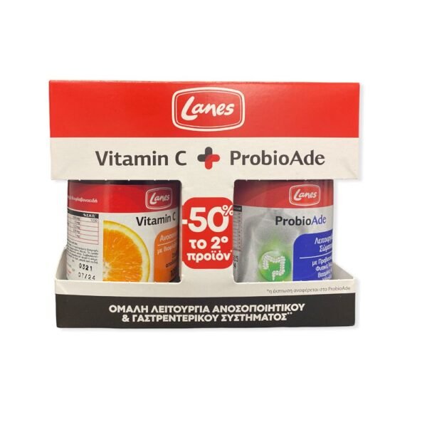 Lanes Vitamin C 1000mg 30 ταμπλέτες & ProbioAde 20 κάψουλες