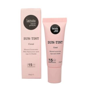 Laouta Natural Products Sun-Tint Αντηλιακό Χειλιών SPF15 Coral 10ml