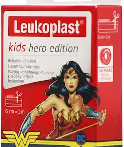 Leukoplast Aδιάβροχο Αυτοκόλλητο Επίθεμα Kids Hero Edition Wonderwoman για Παιδιά 100x6cm 1τμχ