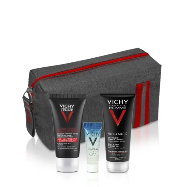 Vichy Homme Set Structure Force 50ml + Δώρο Vichy Homme Hydra Mag C 100ml + Vichy Mineral 89 4ml + Νεσεσέρ