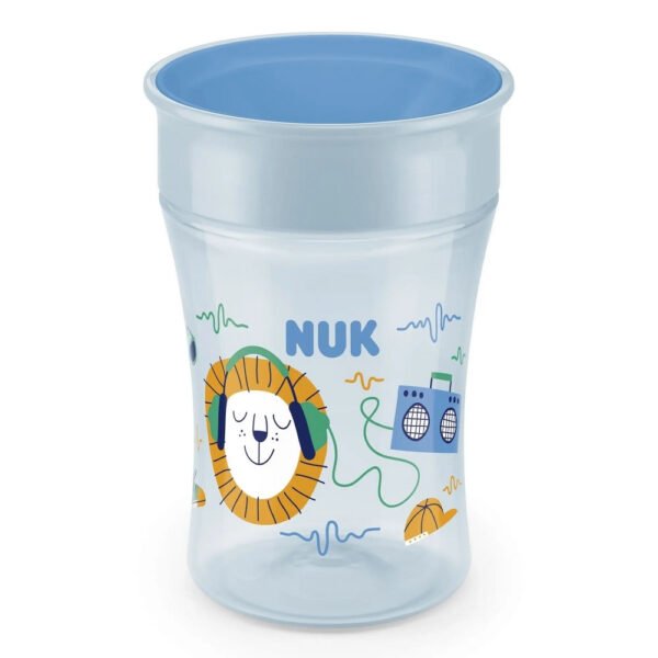 Nuk Παιδικό Ποτηράκι "Magic Cup" από Πλαστικό Μπλε 230ml για 8m+