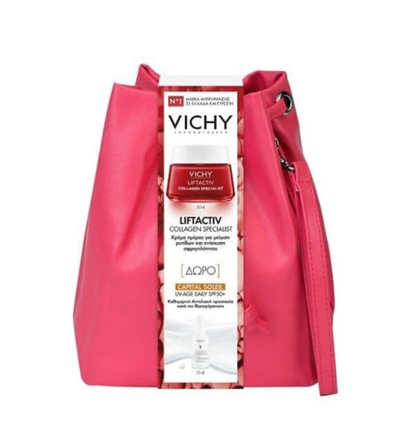 Vichy Liftactiv Collagen Specialist Bag Σετ Περιποίησης με Κρέμα Προσώπου