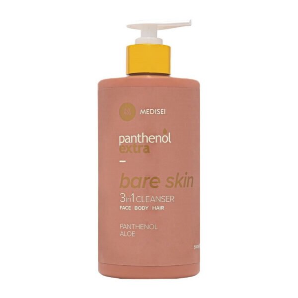 Panthenol Extra Bare Skin 3 in 1 Cleanser Πρόσωπο Σώμα & Μαλλιά 500ml