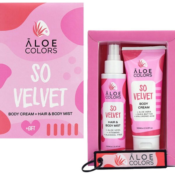 Aloe+ Colors Set So Velvet Body Cream 100ml + Hair & Body Mist 100ml