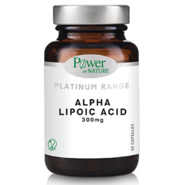 Power Of Nature Platinum Range Alpha Lipoic Acid 300mg 30 κάψουλες