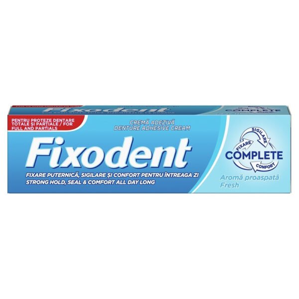 Fixodent Complete Fresh, Στερεωτική Κρέμα Για Τεχνητή Οδοντοστοιχία 47gr.